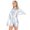 B, variant on Women's Long Sleeved Leather Small Round Neck Zipper Finger Sleeve Jumpsuit, Suitable For Remote Work