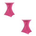 thumbnail image 4 of Wweixi Versatile Elastic Cocktail Table Set Fitting For Any Occasion Environmentally Friendly Polyester Rose Red 2Set, 4 of 6