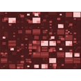 thumbnail image 1 of Ahgly Company Tapis Rectangulaire Lavable en Machine Intérieur Transitionnel Rouge Châtaigne, 4 Pieds x 6 Pieds, 1 of 7