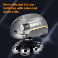 thumbnail image 4 of 6-in-1 Men's Electric Shaver 7 Floating Heads Beard Razor Hair Clipper Facial Cleaner Massager Body Hair Nose Hair Trimmer Washable Rechargeable LED Digital Display, 4 of 8