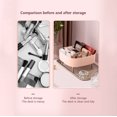 thumbnail image 3 of RKSTN storage box Makeup Organizer, Compact Desktop Skincares Display Case, 4 Spaces Eyeshadow Pallet Cosmetics Storage For Bathroom Countertop And Bedroom Vanity Dresser, 3 of 5