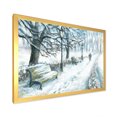 thumbnail image 2 of Designart Parc d'Hiver à Noël Art Mural Encadré Traditionnel, 2 of 4