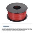 thumbnail image 3 of Uxcell Fil de Raccordement 24AWG 30m/100 Pieds Rouge, Fil Électrique UL1007 Bobine, 3 of 6