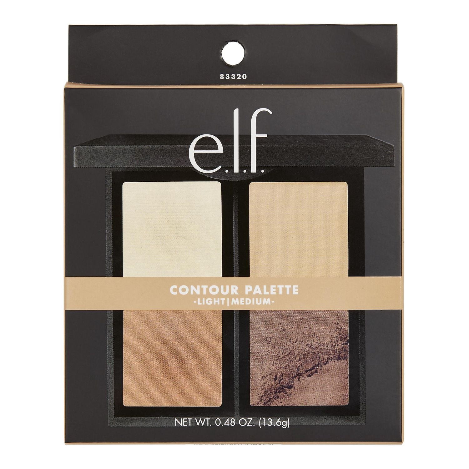 e.l.f. Cosmetics Palette de poudres contour, Clair / Moyen