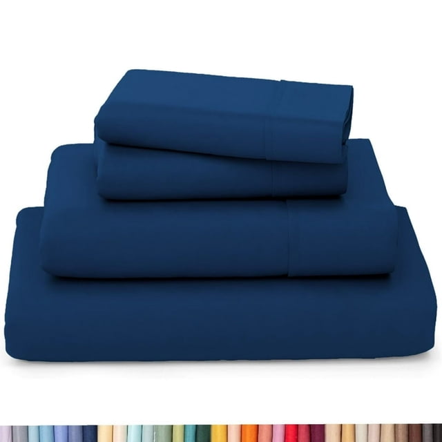 HAOAN Ultra Soft Wrinkle Resistant Bamboo Sheet Set - 4 Piece Set - 2200 Series