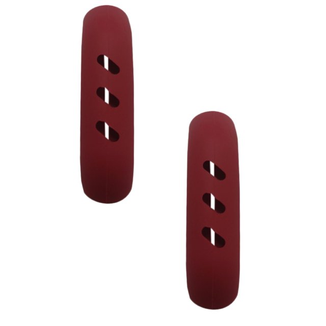 Oleegame 2PC Kitchen Utensils Set 5PCS Pot Ear Heat Insulation Clip High Temperature Pot Cover Steamer Stir Fry Soup Pot Hand Non Slip Sleeve Red