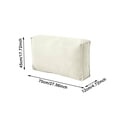 thumbnail image 2 of Couch Back Cushion for Replacement Sofa Back Support with Removable Velvet Cover Daybed Reading Lumbar Support Waist Cushion for Sofa Bedside Window, 2 of 5