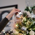 thumbnail image 2 of Shisuyan 20Pcs Christmas Star Tree Topper Christmas Tree Decorations Xmas Party Favors, 2 of 8