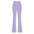 thumbnail image 4 of Timegard Workout Legging for Women High Waist Slim Fitting Bell Bottom Basic Yoga Trousers Solid Color, 4 of 4