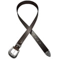 thumbnail image 4 of Zelikovitz Brown Buffalo Western Belt - 1.5", 4 of 5