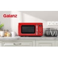 thumbnail image 3 of Galanz Retro Countertop Microwave Oven with Auto Cook & Reheat, Defrost, Quick Start Functions, Easy Clean with Glass Turntable, Pull Handle, 0.7 cu ft, 3 of 9