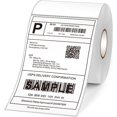 thumbnail image 1 of Thermal Shipping Labels Shipping Package Thermal Printer All-Purpose Label Paper Sticker Self-adhesive Suitable for Zebra Amazon UPS Ebay Shopify Labeling, 1 of 5