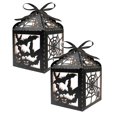 thumbnail image 1 of Oleegame 2PC Produce Storage Thank You Gift Boxes Cut Boxes Wedding Party Boxes Black Lace Boxes For Halloween Wedding Birthday Party Decorations With Ribbons Black, 1 of 7
