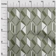 thumbnail image 1 of oneOone Viscose Chiffon Fabric Parallelogram & Triangle Geometric Decor Fabric Printed BTY 42 Inch Wide, 1 of 1