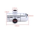 thumbnail image 3 of 3-Way Shower Diverter Valve Mount G12 Handheld Shower Arm Diverter Splitter Polished Chrome Bathroom Shower System Replacement Part Attachment, 3 of 6