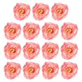 thumbnail image 1 of Unique Bargains Artificial Flower Head Fake Flowers Heads Bulk Silk Peony Heads Simulation Flower Rose Red 15 Pcs, 1 of 6