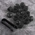 thumbnail image 1 of LAFGUR Acouto Car Hub Cover, 20PCS 21mm Nut Wheel Auto Hub Screw Protection Anti-theft Cover Cap, 1 of 8