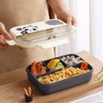thumbnail image 4 of Boovnll Bento Box with Lid， Stackable Leak-Proof for Bento Box Adult Kids Dishwasher Safe, Drop-Proof, Portable, Work Sports Camping Potlucks Bento Box for Kids Adult, 4 of 6
