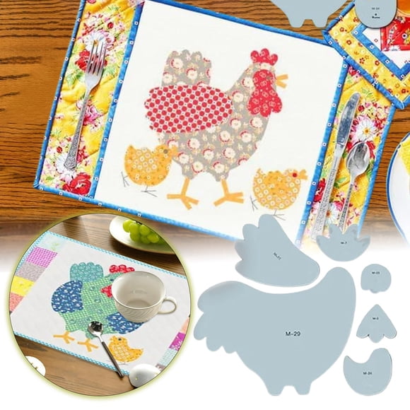 Ensemble de Modèles de Couette en Acrylique pour Couture et Usage