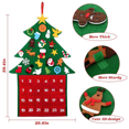 thumbnail image 1 of Calendrier de l'Avent en Tissu Arbre de Noël (Compte à Rebours jusqu'à Noël), 1 of 3