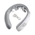 thumbnail image 3 of Dual-Head Neck Massager with 12 Modes & 15 Intensity Levels, 15-Minute Timer, Rechargeable Built-in Lithium Battery, ABS Material, Stainless Steel Pads, USB Charging (White/Blue Optional), 3 of 7