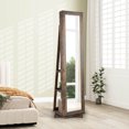 thumbnail image 4 of Costway 360° Swivel Jewelry Armoire with Full-Length Mirror Rear Shelves Makeup Mirror, 4 of 10