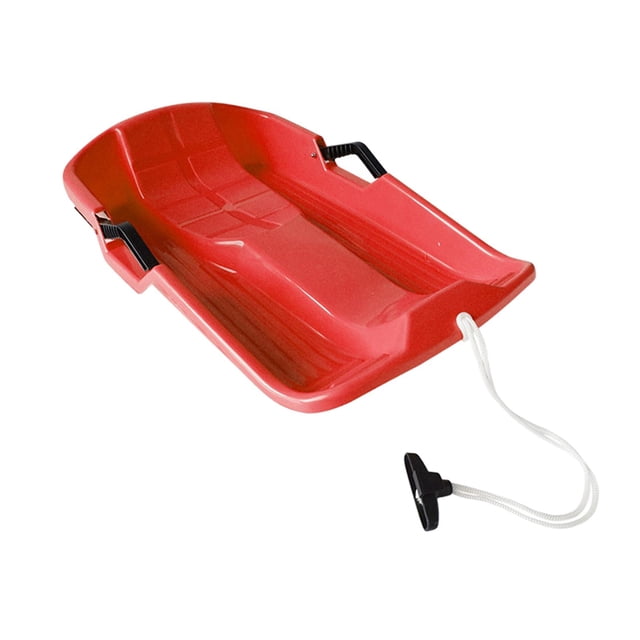 Snowboard Toboggan Grass Sliding Snow Sledge Wear Resistant Snow Scooter Balance Red