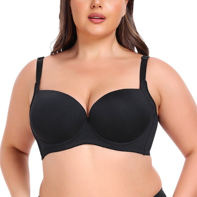 LYMAYTER Bras for Women Plus Size Full Coverage Seamless Bra for Female Underwire Everyday Bra