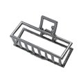 thumbnail image 1 of maskred Fashion Claw Clips Large Simple Style Handy Simple Style Sturdy Exquisite Accessories Barrettes for Women Dark Blak/Rectangle 1Set, 1 of 6