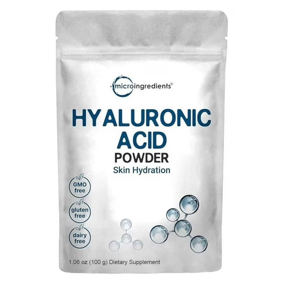 Collagen Peptide Hyaluronic Acid Powder Supplement Skin Hydration 30g