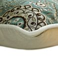 thumbnail image 2 of The HomeCentric Decorative Blue Pack of 2, 24x24 inch (60x60 cm) Throw Pillows, Velvet Jacquard Throw Pillows For Couch, Abstract Pattern Contemporary Style Easter - Ahmet, 2 of 3