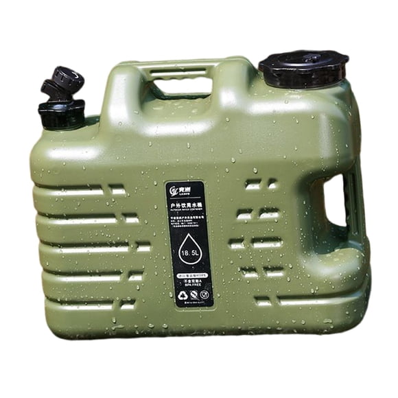 Récipient d'Eau avec Robinet, Baril de Stockage d'Eau, Seau d'Eau pour Pique-Nique en Plein Air 18 L