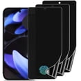 thumbnail image 1 of ZYQEEE 3 Pack Privacy Screen Protector for Google Pixel 9, 6.3 inch Anti-Spy Hydrogel Soft TPU Protective Film, Fingerprint Compatible, Curved Full Coverage [Not Tempered Glass], 1 of 2
