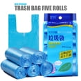 thumbnail image 1 of Iodue Rubbish Bags 5 Rolls 100PC Trash Bags Durable Disposable Plastic Household Kitchen Trash Bags, 1 of 2