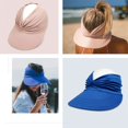 thumbnail image 4 of Chapeau de Soleil pour Femmes, Visière de Plage Protection UV à Grand Bord pour Sports Plage Golf Randonnée, Rose, 4 of 6