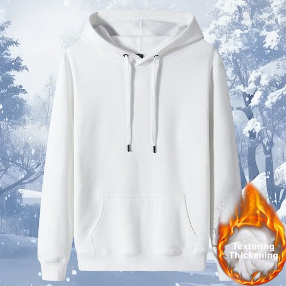Men's Fashion Hoodies Mens Pullover Sweater Work Clothes Men Athletic Sweatshirts for Men Western Sweatshirt for Men Sweaters Men, White, 4XL