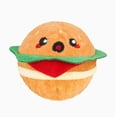 thumbnail image 1 of Hugsmart Hamburger Jouet pour chien en forme de balle, 1 of 6