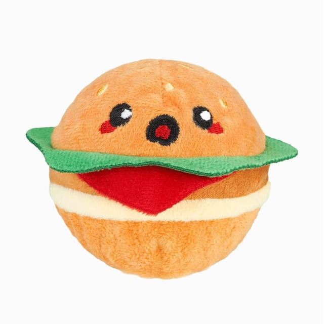 Hugsmart Hamburger Jouet pour chien en forme de balle