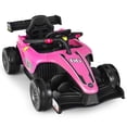 thumbnail image 1 of Costway 12V Kids Ride on Car Electric Racing Truck Remote Control w/ MP3 & Lights Pink, 1 of 10