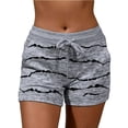 thumbnail image 1 of Women Soft And Comfy Activewear Lounge Shorts With Pockets And  Drawstring, 1 of 7
