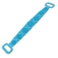 thumbnail image 1 of Silicone Bath Body Brush Tough Strong Tensile Strength Hangable Back Cleaning Bath StrapBlue, 1 of 14