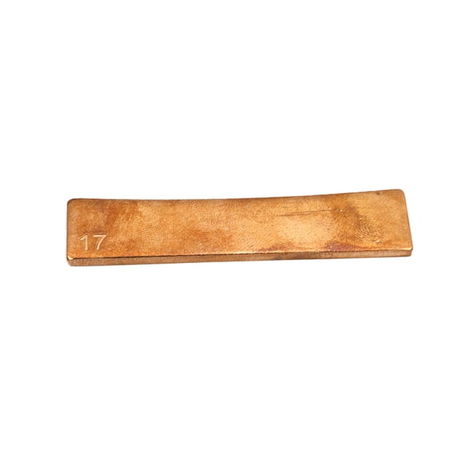 relayinert Durable Brass Guitar for Radius Fret Press Insert Tools Caul Golden 17''