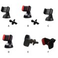thumbnail image 2 of Baohd Universal Sucker 360掳 Rotation Phone Holder Car Stand Dashboard Suction Adjustable Clip Windscreen Support Mount Black red 1 Pc, 2 of 6
