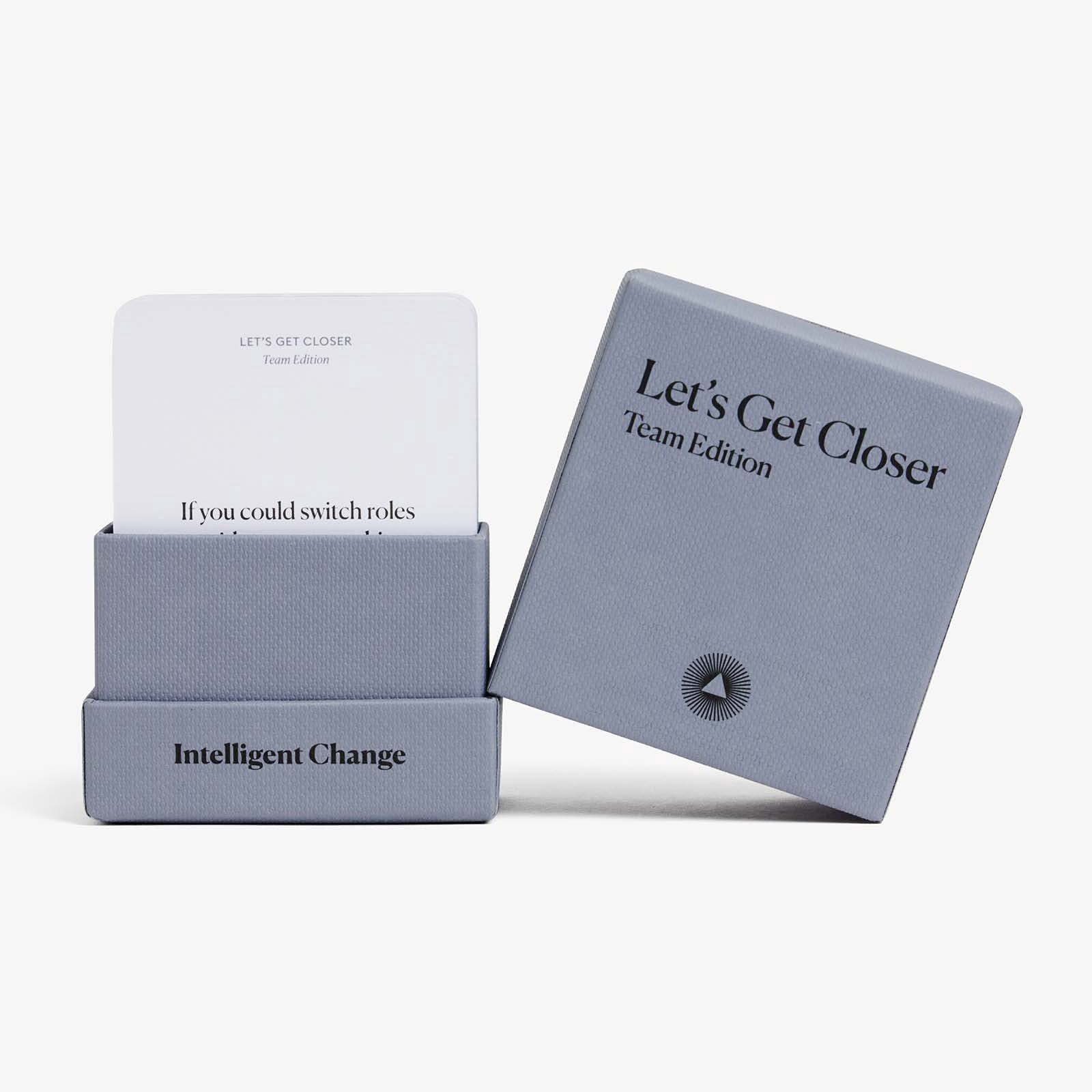 Intelligent Change Get Closer Team Question Game Conversation Cards For Team Culture And Bonding Fun Talking Card Game For Colleagues Icebreaker Game 52 Question Cards