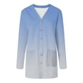 thumbnail image 4 of Gubotare Cardigans pour Femmes avec Poches, Décontractés, Légers, à devant Ouvert, Chandails Cardigan pour Femmes (Bleu Pâle,m), 4 of 8