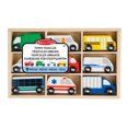 thumbnail image 1 of Melissa & Doug Wooden Town Vehicles, 1 of 1