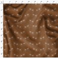 thumbnail image 4 of Soimoi Brown Rayon Crepe Fabric Bow & Dots Printed Craft Fabric by the Yard 46 Inch Wide, 4 of 5