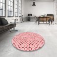 thumbnail image 4 of Ahgly Company Tapis Rectangulaire Lavable en Machine Intérieur Transitionnel Rouge Clair Rose, 2 Pieds x 4 Pieds, 4 of 7