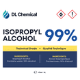 thumbnail image 2 of Isopropyl Alcohol  - 99% Tech Grade - High Purity Cleaning Solution | Fast Shipping in Canada – 4L Jug, 2 of 5
