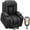 Grey, variant on HOMCOM Electric Power Lift Recliner Chair for Elderly w/ Cup Holders, Brown